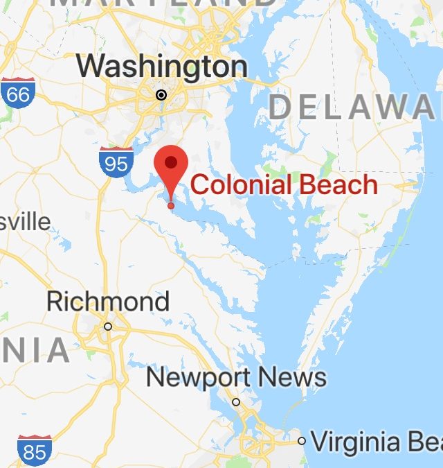 Where is Colonial Beach, Virginia (CBVA)?