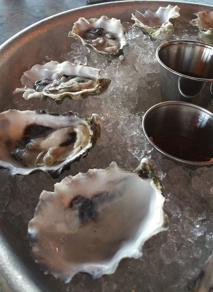 oysters and wine tasting