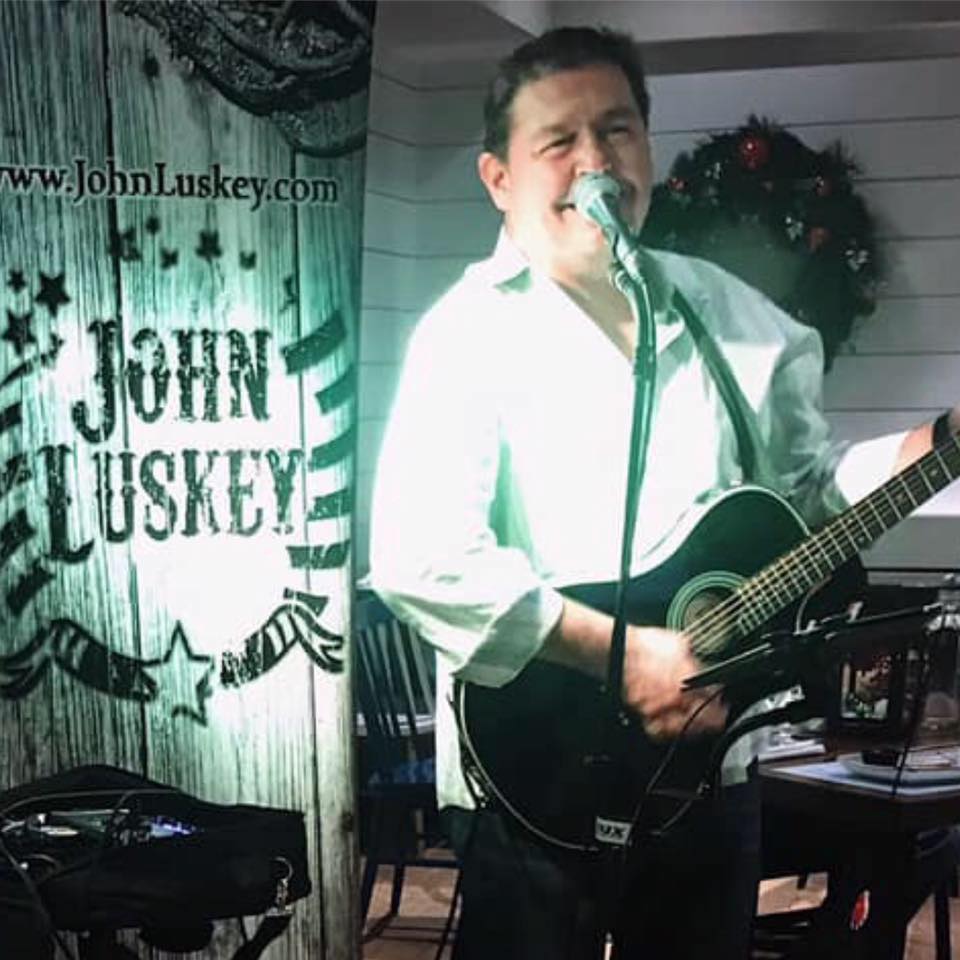 John Luskey and friends live music performance at Dockside Tiki Bar