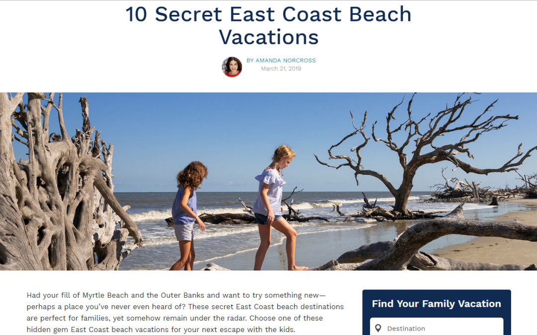CBVA Named Top Secret East Coast Beach Vacation by TripAdvisor’s Family Vacation Critic