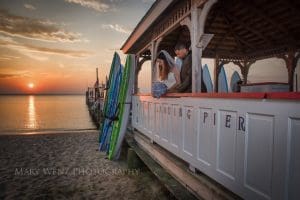 colonial beach wedding